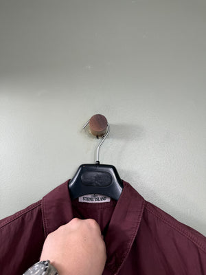 Stone Island Burgundy Overshirt