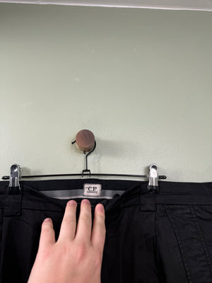 C.P. Company Black Cargo Bottoms