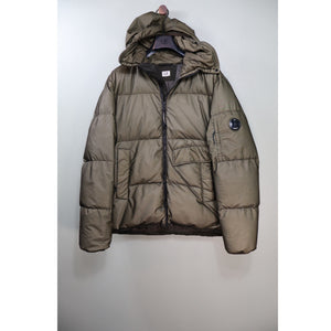C.P. Company Khaki BI-Mesh Down Jacket