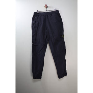 Stone Island Black Nylon Metal RE Cargo Bottoms