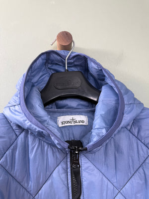 Stone Island Lavender Quilted Micro Yarn Down Jacket