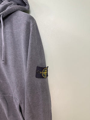 Stone Island Charcoal Grey Zipped Hoodie