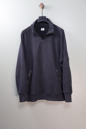 C.P. Company Black 1/4 Zip Jumper