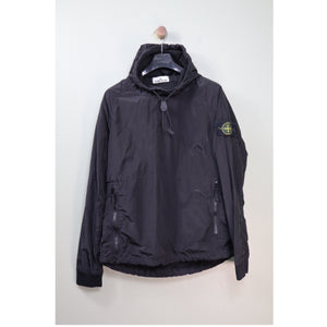 Stone Island Black Nylon Metal Smock Overshirt