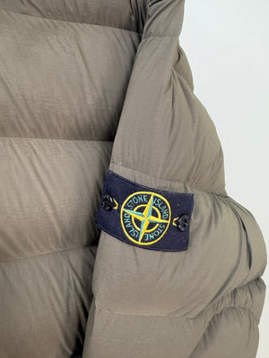 Stone Island Khaki Seamless Tunnel Down Jacket