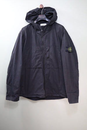 Stone Island Black Supima Cotton Twill Jacket