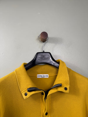 Stone Island Yellow 1/4 Zip Jumper
