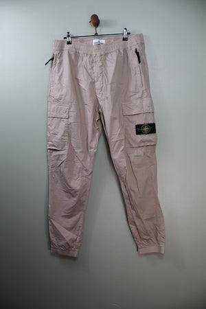 Stone Island Beige RE-T Cargo Bottoms