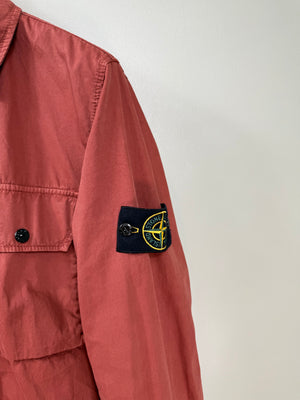 Stone Island Burnt Orange Overshirt