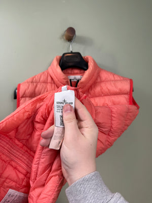 Stone Island Pink Micro Yarn Down Gilet
