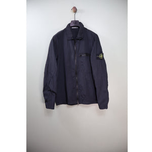 Stone Island Black Nylon Metal Overshirt