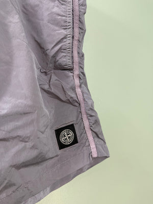 Stone Island Purple Nylon Metal Shorts