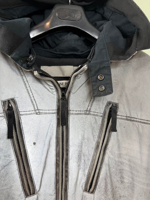 Stone Island Grey Liquid Reflective Jacket