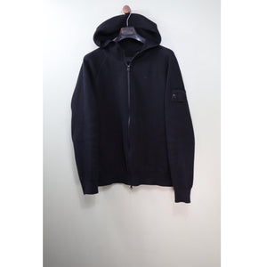Stone Island Black Ghost Zipped Hoodie
