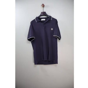 Stone Island Navy Slim Fit Polo