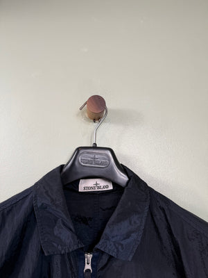 Stone Island Navy Nylon Metal Overshirt