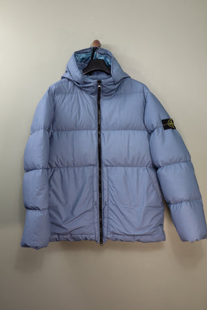 Stone Island Blue Naslan Light Watro Down Jacket