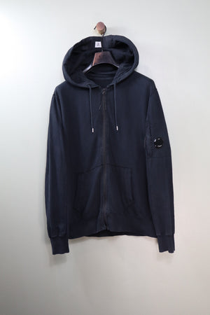 C.P. Company Navy Zipped Hoodie