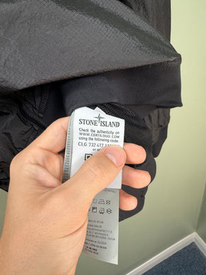 Stone Island Black Nylon Metal Jumper