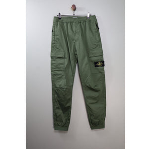 Stone Island Green RE-T Cargo Bottoms