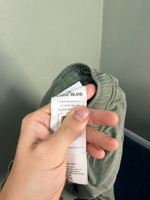 Stone Island Green RE-T Cargo Bottoms
