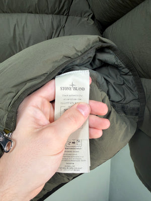 Stone Island Khaki Seamless Tunnel Down Jacket