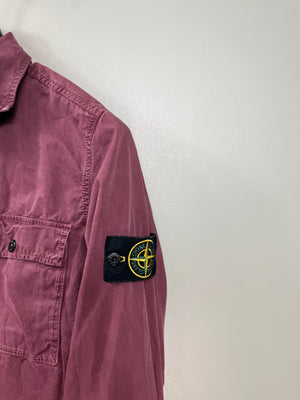 Stone Island Burgundy Overshirt