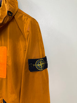 Stone Island Orange Nylon Flock Jacket