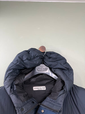 Stone Island Navy Opaque Nylon Tela Down Gilet