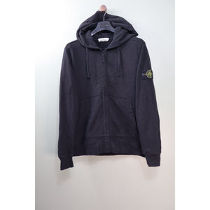 Stone Island Black Zipped Hoodie