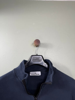 Stone Island Navy 1/4 Zip Jumper
