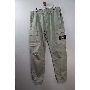 Stone Island Green RE-T Cargo Bottoms