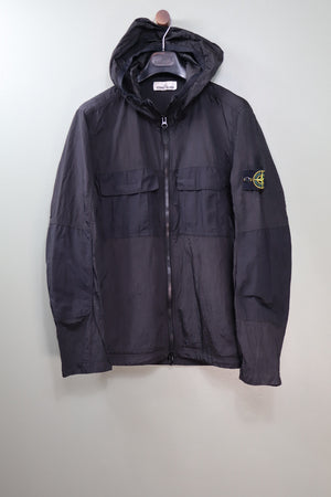 Stone Island Black Nylon Metal Watro Jacket
