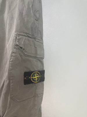 Stone Island Khaki RE-T Cargo Bottoms