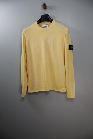 Stone Island Yellow Ovo Dye Jumper