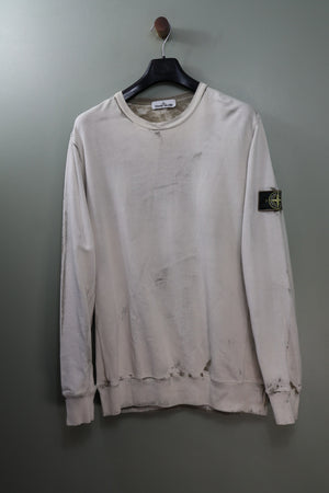 Stone Island Khaki Hand Corrosion Jumper