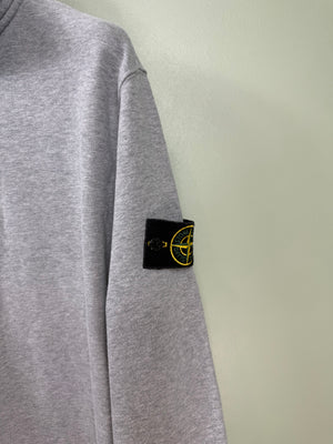 Stone Island Grey 1/4 Zip Jumper