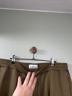 Stone Island Khaki Shorts