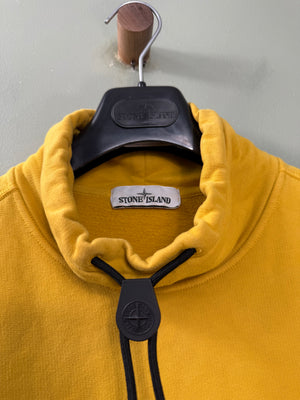 Stone Island Yellow Mock Neck Jumper