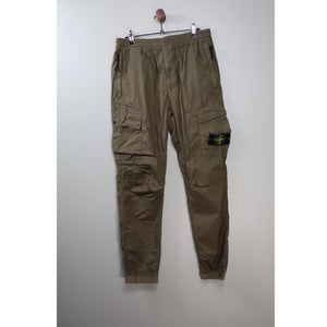 Stone Island Khaki RE-T Cargo Bottoms