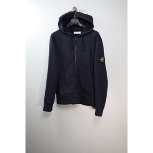 Stone Island Black Zipped Hoodie
