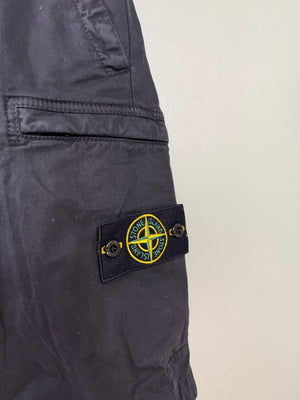 Stone Island Black SL Cargo Shorts