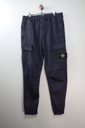 Stone Island Black RE-T Cargo Bottoms