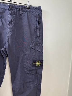 Stone Island Navy RE-T Cargo Bottoms