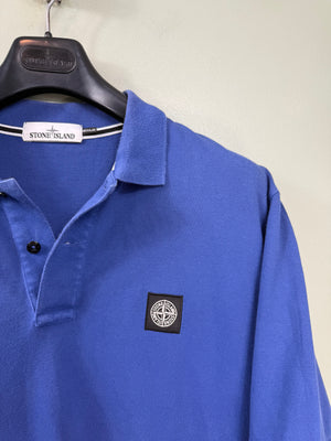 Stone Island Blue Regular Fit Polo