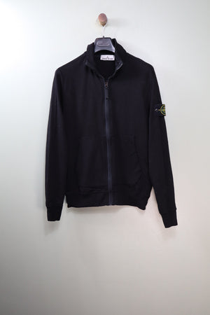 Stone Island Black Zipped Jumper
