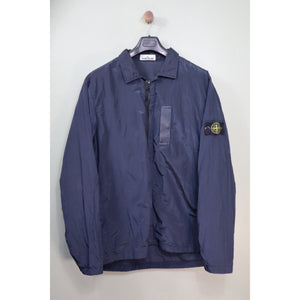 Stone Island Navy Nylon Metal Overshirt