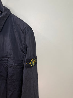Stone Island Black Nylon Metal Overshirt