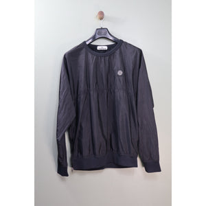 Stone Island Black Nylon Metal Jumper