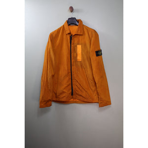 Stone Island Orange Nylon Metal Overshirt